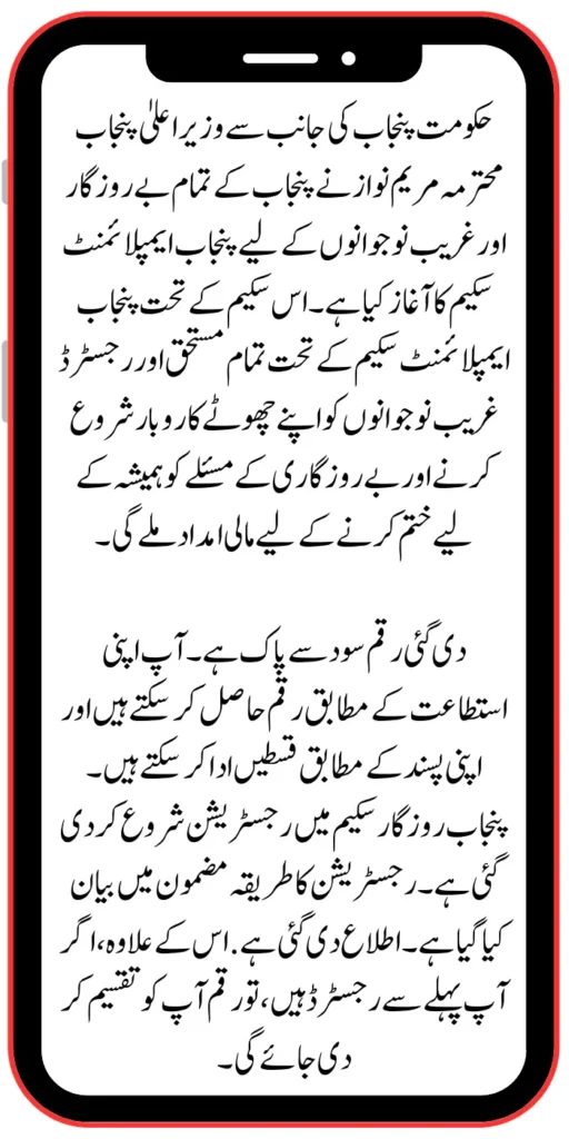 Who Are Eligible for the Punjab Rozgar Scheme