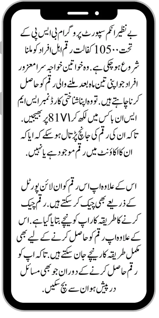 Benazir Income Support Program (BISP)