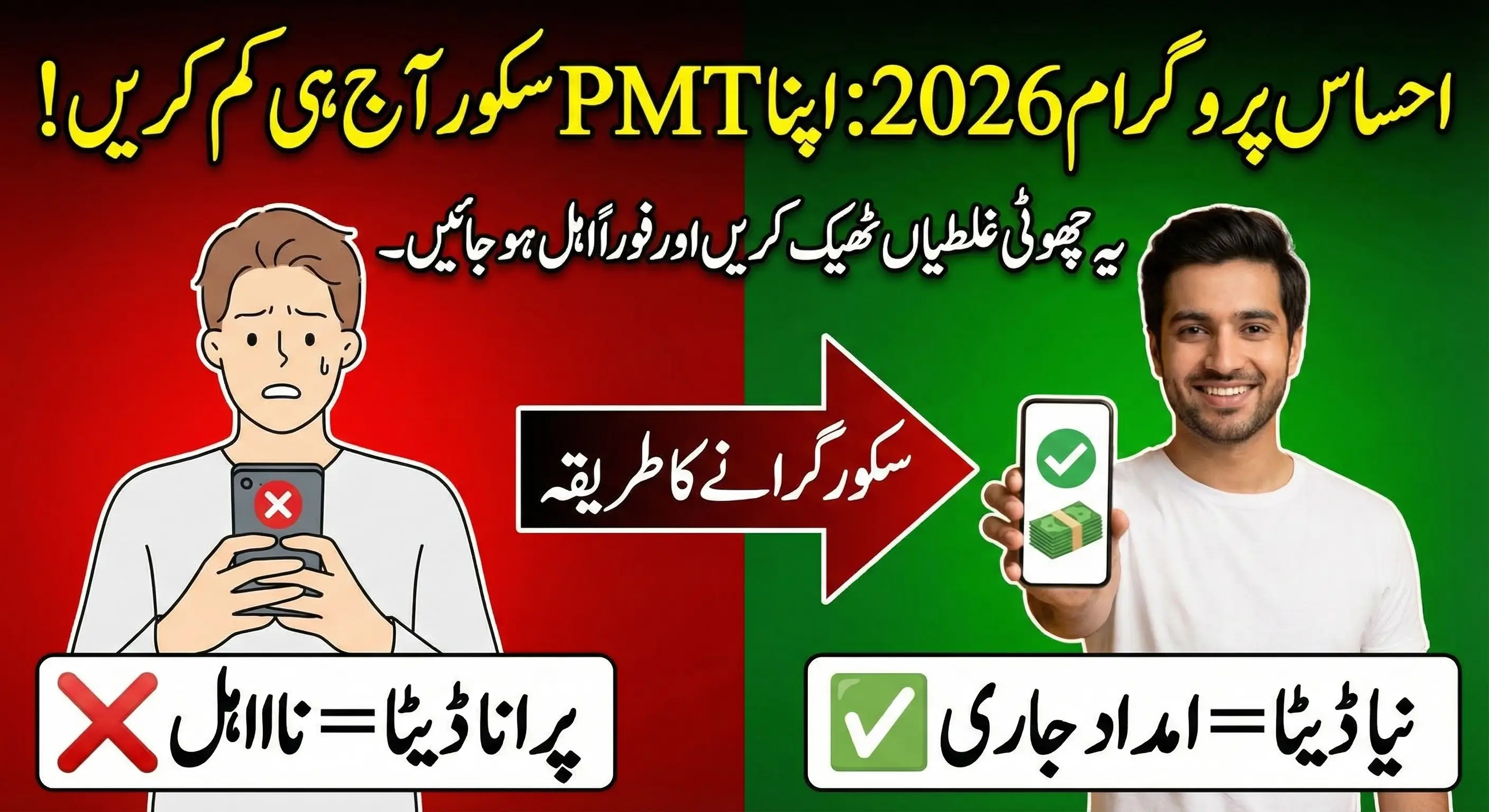 Ehsaas Program 2026 Practical Ways to Lower Your PMT Score and Qualify Easily