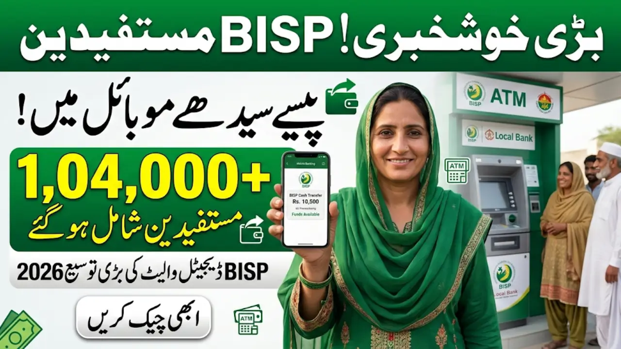 BISP Digital Wallet Expansion 2026 – Empowering Over 104,000 Beneficiaries